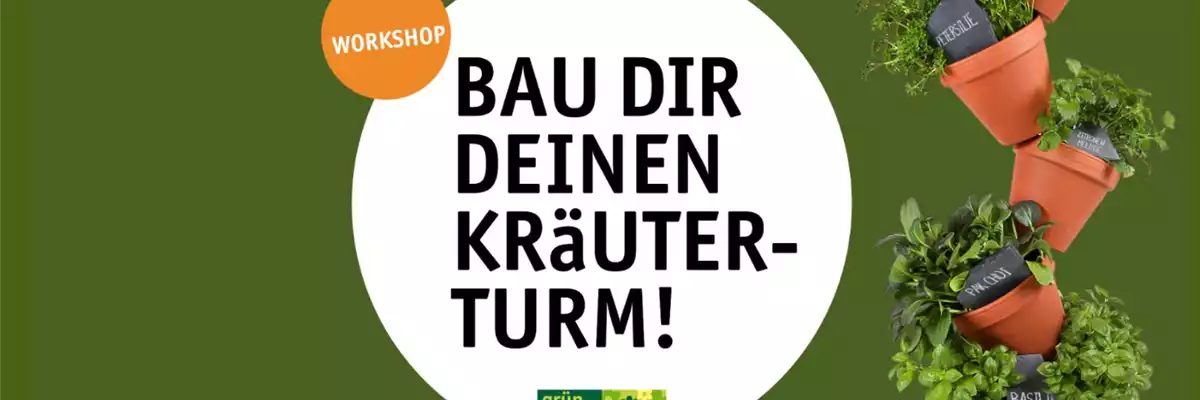 Bau dir deinen Kräuterturm